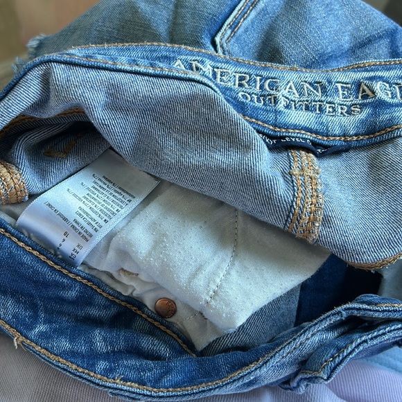 High waisted stretchy jean skirt - Picture 3 of 3